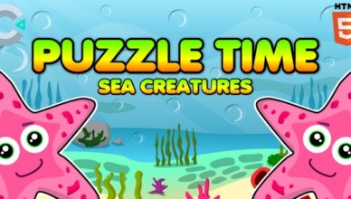 Puzzle Time - Créatures marines