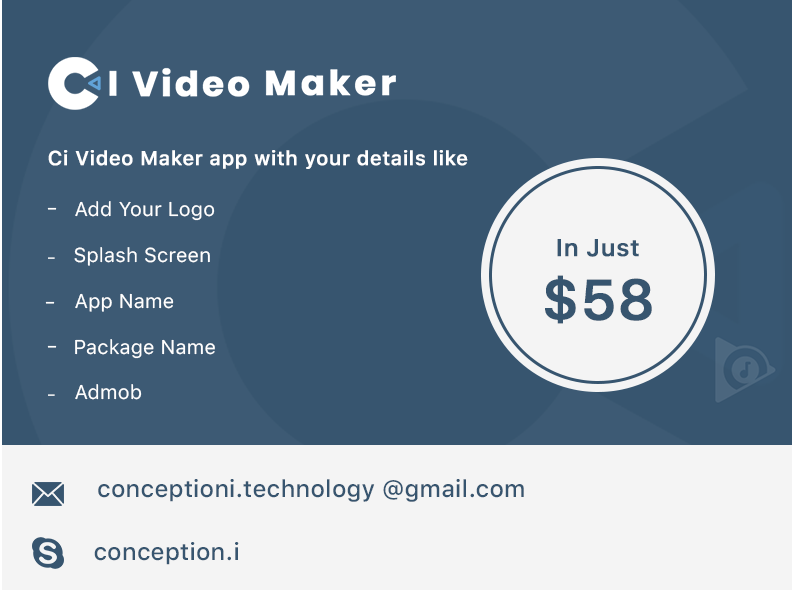 Application Android CI Video Maker - 7