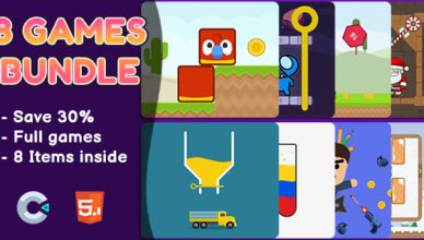 8 Games Bundle #1 - HTML5 Games |  Construct 2 & 3