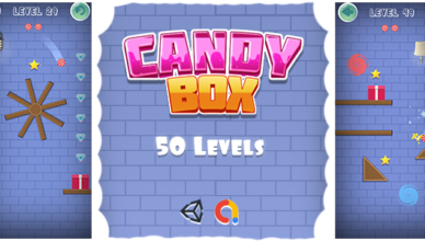 Candy Box - Physics-based Puzzle Mobile/Android Game (Unity Game + Admob)