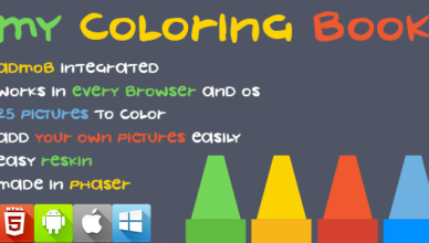 Mon livre de coloriage - Jeu HTML5 - Phaser