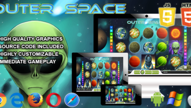 Outerspace - Jeu de casino HTML5