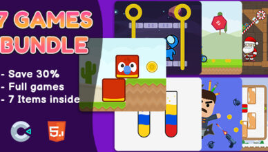 7 Games Bundle #2 - HTML5 Games |  Construct 2 & 3