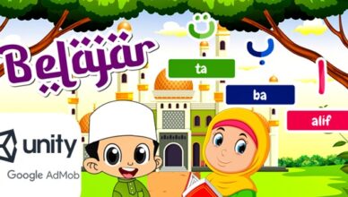 Alphabet Hijaiyah pour les enfants (jeu Unity)